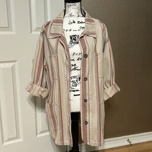 Eddie Bauer striped blazer